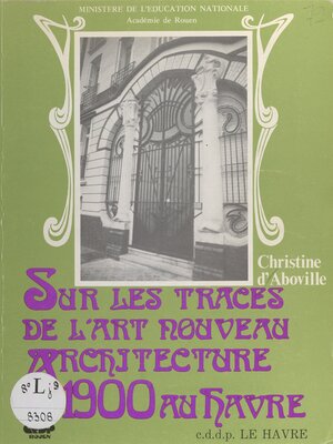 cover image of Sur les traces de l'Art nouveau